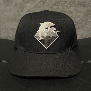 PINK DOLPHIN Classic Diamond Logo Snapback Hat / Adjustable